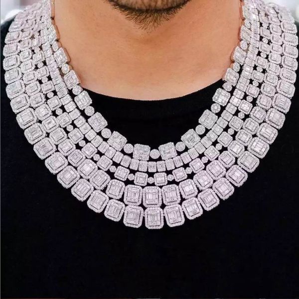 chokers 8mm silver color baguette and cluster link cz iced bling chain necklaces men jewelry tennis necklace, Golden;silver
chokers 8mm silver color baguette and cluster link cz iced bling chain necklaces men jewelry tennis necklace, Golden;silver