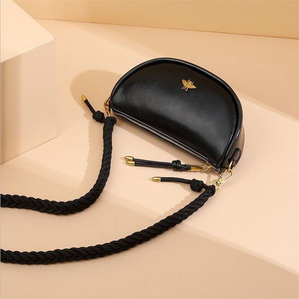 fashion designer handbags new retro braided belt solid color wild casual messenger shoulder bag ing