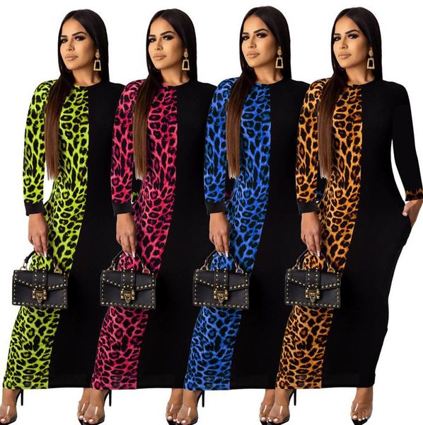 women dresses fashion patchwork leopard solid color long sleeve dress maxi dress sheath bodycon dresses autumn women clothes s-2xl cz815a, White
women dresses fashion patchwork leopard solid color long sleeve dress maxi dress sheath bodycon dresses autumn women clothes s-2xl cz815a, White