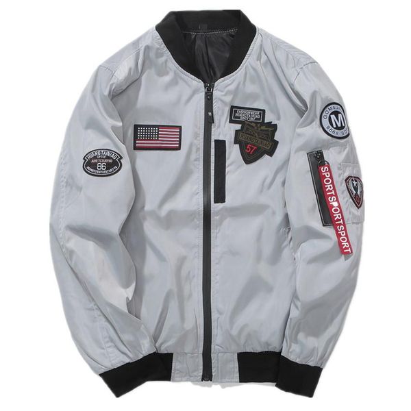 new mens thread embroidery thickening epaulet cotton clothing designer air force jacket man casual cardigan autumn jacket sports plus size, Black;brown
new mens thread embroidery thickening epaulet cotton clothing designer air force jacket man casual cardigan autumn jacket sports plus size, Black;brown