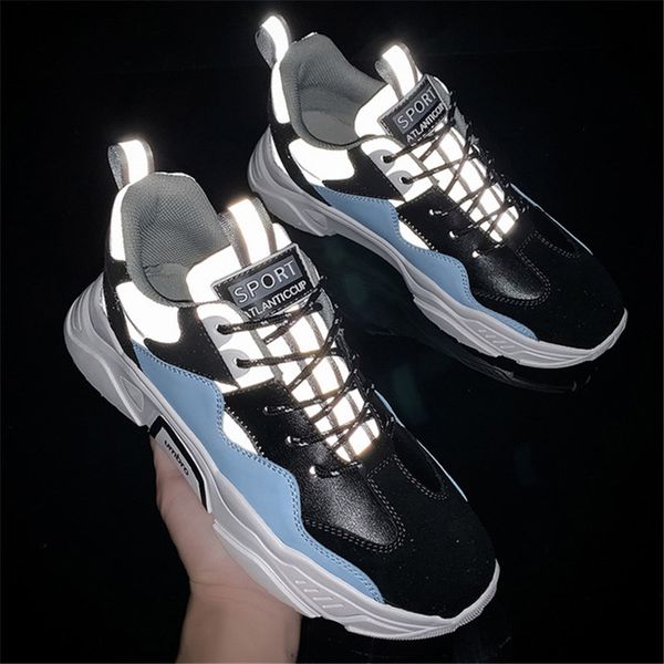 men's thick sneakers sneakers 2020 breathable light hiking shoes luminous hip hop shoes plus size tenis masculino adulto, Black
men's thick sneakers sneakers 2020 breathable light hiking shoes luminous hip hop shoes plus size tenis masculino adulto, Black