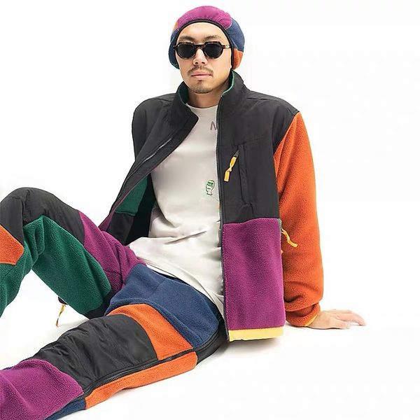 20fw color matching splice fleece jacket men women windproof zipper jacket winter warm coats fashion high street outwear hfymjk364, Black;brown
20fw color matching splice fleece jacket men women windproof zipper jacket winter warm coats fashion high street outwear hfymjk364, Black;brown