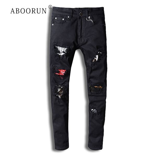 aboorun мужские джинсы заплатки черный ripped тонкий подходят джинсы бренда cotton stretch джинсовые брюки, Blue
aboorun мужские джинсы заплатки черный ripped тонкий подходят джинсы бренда cotton stretch джинсовые брюки, Blue