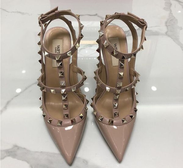 classics v brand women high heel sandal with rivets genuine leather wedding shoes 10cm thin heel pointed toe sandal 34-43, Black
classics v brand women high heel sandal with rivets genuine leather wedding shoes 10cm thin heel pointed toe sandal 34-43, Black