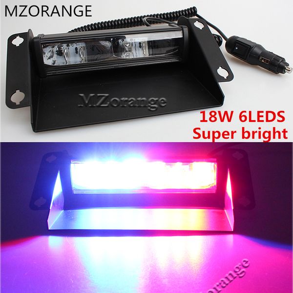 mzorange 6 led car strobe flash light dash emergency flashing light warning lamp white changeable red/blue/yellow amber
mzorange 6 led car strobe flash light dash emergency flashing light warning lamp white changeable red/blue/yellow amber