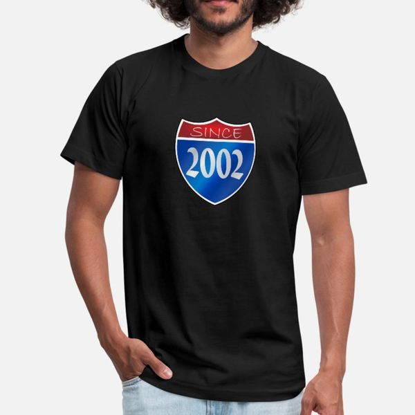 since 2002 t shirt men custom cotton s-3xl vintage anti-wrinkle funny summer style pattern shirt
since 2002 t shirt men custom cotton s-3xl vintage anti-wrinkle funny summer style pattern shirt