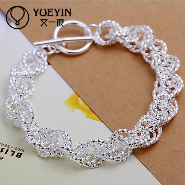 charm bracelets silver plated bracelet for women men lovers jewelry wedding engagement girlfriend, Golden;silver
charm bracelets silver plated bracelet for women men lovers jewelry wedding engagement girlfriend, Golden;silver