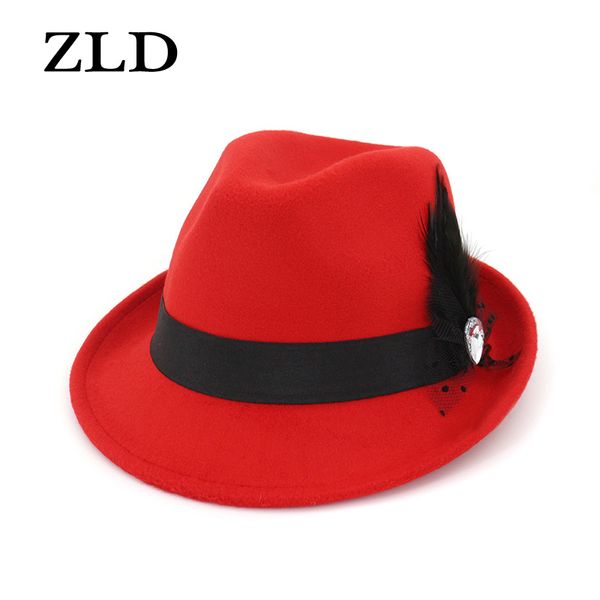 zld explosion models hat woolen hat feather stage party jazz wool ladies autumn retro feather decoration, Blue;gray
zld explosion models hat woolen hat feather stage party jazz wool ladies autumn retro feather decoration, Blue;gray