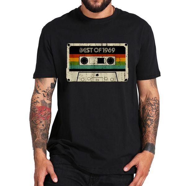 vintage cassette tape t shirt of 1969 50th birthday retro tshirt eu size 100% cotton breathable
vintage cassette tape t shirt of 1969 50th birthday retro tshirt eu size 100% cotton breathable
