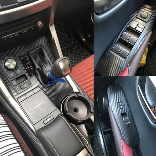 car-styling 3d 5d углеродного волокна интерьер автомобиля центральная консоль изменение цвета molding наклейка таблички для lexus nx200 nx30
car-styling 3d 5d углеродного волокна интерьер автомобиля центральная консоль изменение цвета molding наклейка таблички для lexus nx200 nx30