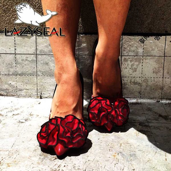 dress shoes lazyseal flowers heels women thin pointed toe pumps patent leather wedding zapatos mujer big szie 43, Black
dress shoes lazyseal flowers heels women thin pointed toe pumps patent leather wedding zapatos mujer big szie 43, Black
