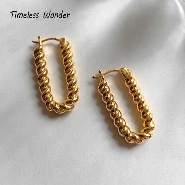 timeless wonder brass geo twist u statement drop earrings women jewelry gothic boho designer ins trendy fashion female 2672, Golden;silver
timeless wonder brass geo twist u statement drop earrings women jewelry gothic boho designer ins trendy fashion female 2672, Golden;silver