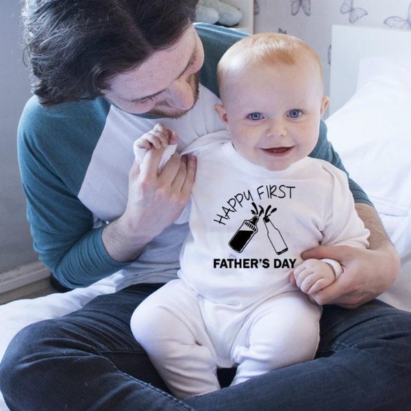 happy first print newborn infant baby boy girl short sleeves cotton bodysuit fathers day jumpsuit outfits summer casual sunsuit, Blue
happy first print newborn infant baby boy girl short sleeves cotton bodysuit fathers day jumpsuit outfits summer casual sunsuit, Blue