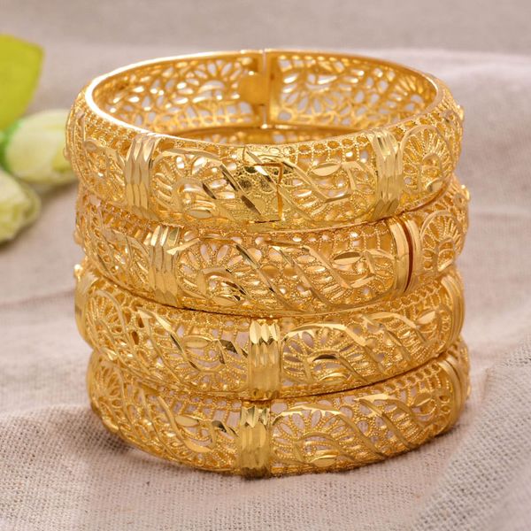 can open 4pcs flower dubai gold color bangles women girls jewelry arab middle eastern african copper bangles wedding gift, Black
can open 4pcs flower dubai gold color bangles women girls jewelry arab middle eastern african copper bangles wedding gift, Black