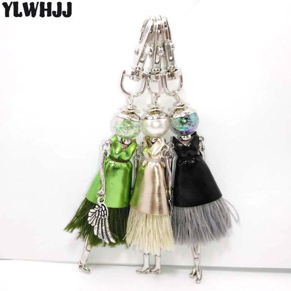 ylwhjj brand women bag leather keychain for car girl couple doll alloy tassel key chains cute baby fashion statement jewelry, Silver
ylwhjj brand women bag leather keychain for car girl couple doll alloy tassel key chains cute baby fashion statement jewelry, Silver
