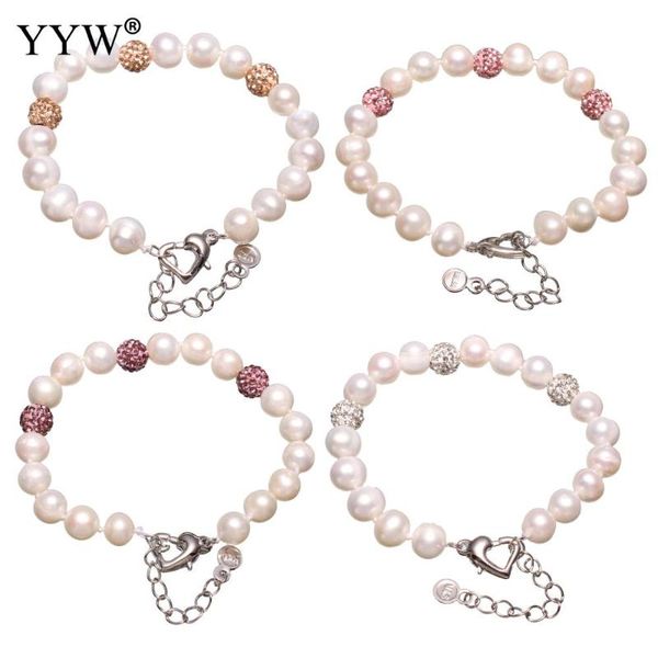 link, chain luxury freshwater pearl bracelet for women jewelry rhinestone beads silver color natural white wristband bangles, Black
link, chain luxury freshwater pearl bracelet for women jewelry rhinestone beads silver color natural white wristband bangles, Black