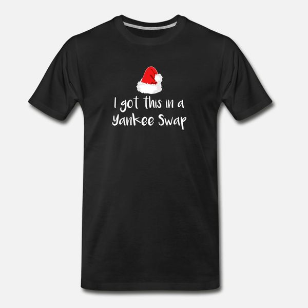 christmas yankee swap t shirt men customize 100% cotton round neck normal fitness breathable summer unique shirt
christmas yankee swap t shirt men customize 100% cotton round neck normal fitness breathable summer unique shirt