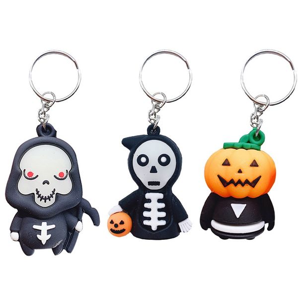 funny creative halloween pumpkin ghost gift luminous doll keychain key holder bag pendant for man women gift, Silver
funny creative halloween pumpkin ghost gift luminous doll keychain key holder bag pendant for man women gift, Silver
