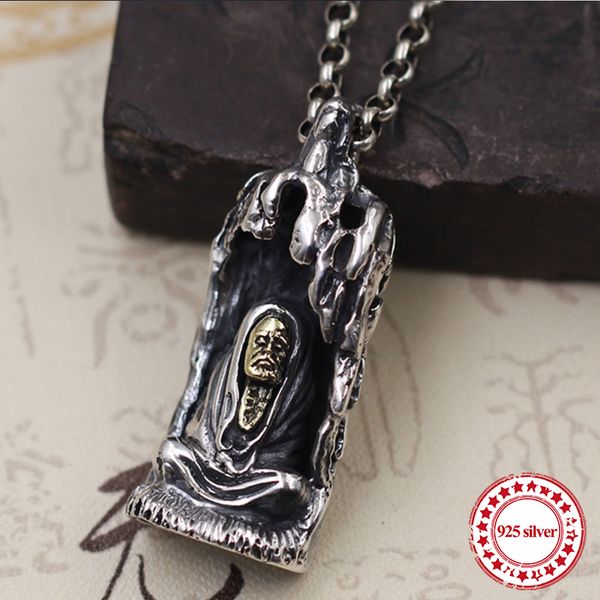 s925 sterling silver pendant personality classic retro style carved buddha couple pendant send lover jewelry gift
s925 sterling silver pendant personality classic retro style carved buddha couple pendant send lover jewelry gift