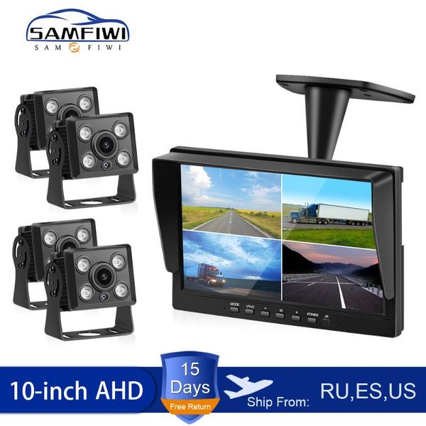 10 inch ahd car monitor 4ch recorder car screen to auto truck ir rear view camera security surveillance split screen quad
10 inch ahd car monitor 4ch recorder car screen to auto truck ir rear view camera security surveillance split screen quad