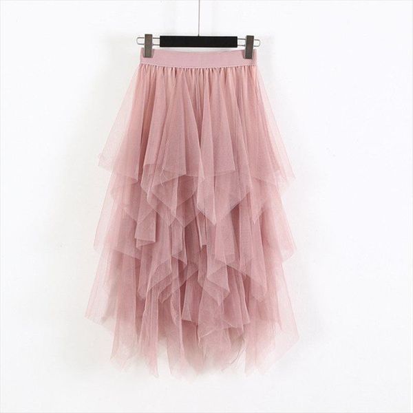 women irregular tulle skirts fashion elastic high waist mesh tutu skirt pleated long skirts midi skirt, Black
women irregular tulle skirts fashion elastic high waist mesh tutu skirt pleated long skirts midi skirt, Black