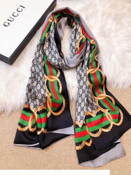 wholesale- 2019 qualtiy size 65*180cm silk scarfs euro brand italy designer floral pattern printed women gift silk scarves ing, Blue;gray
wholesale- 2019 qualtiy size 65*180cm silk scarfs euro brand italy designer floral pattern printed women gift silk scarves ing, Blue;gray