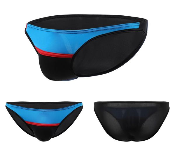 underpants men brief breathable ice silk triangle perspective erotic u convex underwear low rise hit color gay briefs, Black;white
underpants men brief breathable ice silk triangle perspective erotic u convex underwear low rise hit color gay briefs, Black;white