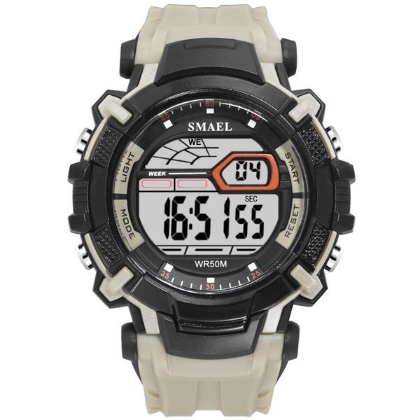 smael watches men led digital watches men sports fashion waterproof electronic wristwatches male clock heren horloge, Slivery;brown
smael watches men led digital watches men sports fashion waterproof electronic wristwatches male clock heren horloge, Slivery;brown