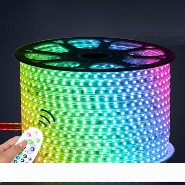 110v 220v led strip 5050 50m 100m ip67 waterproof rgb dual color rope lighting for outdoor with rf remote controller by dhl
110v 220v led strip 5050 50m 100m ip67 waterproof rgb dual color rope lighting for outdoor with rf remote controller by dhl