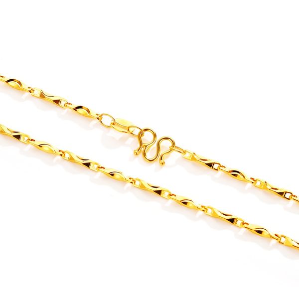 fashion temperament jewelry 24k gold filled imitation gold ingot chain ladies chain necklace, Silver
fashion temperament jewelry 24k gold filled imitation gold ingot chain ladies chain necklace, Silver