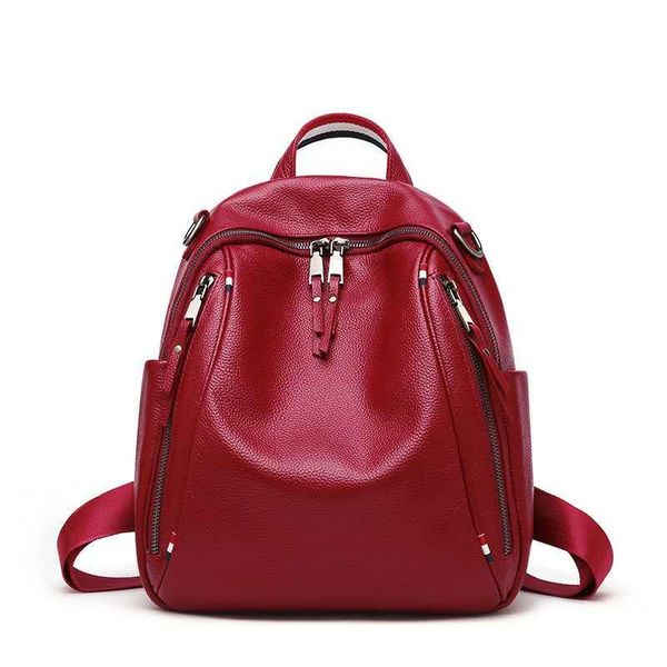 red wine backpack british style ladies multifunctional messenger bag shoulder bag leisure travel wild leather backpack soft leather 0977
red wine backpack british style ladies multifunctional messenger bag shoulder bag leisure travel wild leather backpack soft leather 0977