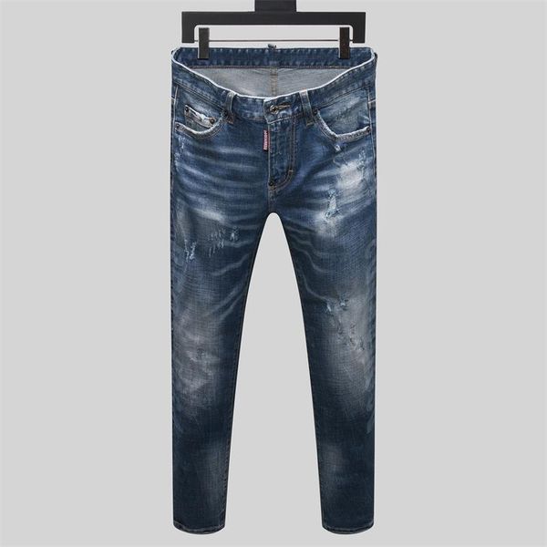 mens panelled slim luxury fashion designer skinny jeans hole hip hop distressed denim joggers rock revival printing male jeans, Blue
mens panelled slim luxury fashion designer skinny jeans hole hip hop distressed denim joggers rock revival printing male jeans, Blue
