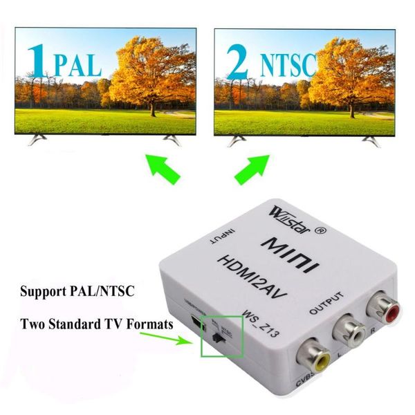 audio cables & connectors to av converter composite adapter rca cvbs 2av video 1080p for tv stb
audio cables & connectors to av converter composite adapter rca cvbs 2av video 1080p for tv stb