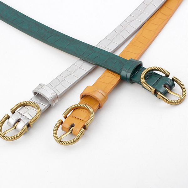 women thin belt imitation leather alloy pin buckle belt stone pattern fashion lizard pattern decorative jeans women, Black;brown
women thin belt imitation leather alloy pin buckle belt stone pattern fashion lizard pattern decorative jeans women, Black;brown