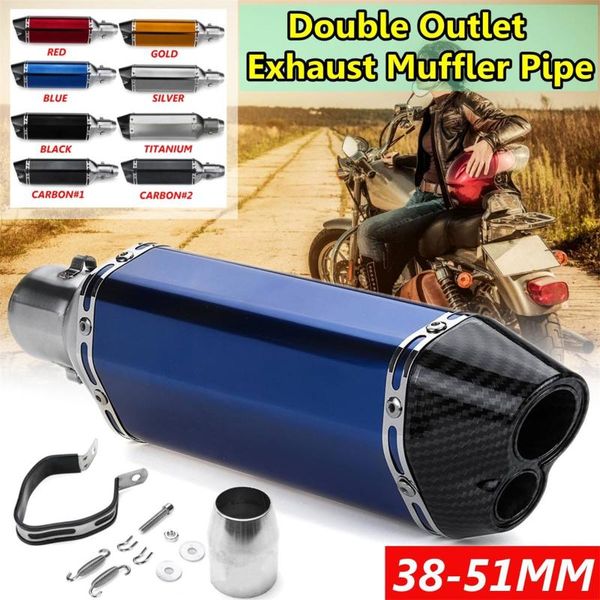 motorcycle exhaust system universal 38-51mm 370mm muffler pipe for cb400 er6n gy6 atv dirt bike scooter motobike
motorcycle exhaust system universal 38-51mm 370mm muffler pipe for cb400 er6n gy6 atv dirt bike scooter motobike