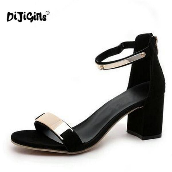 women sandals elegant fashion women open toe sandals coarse high heels bling buckles thick with shoes, Black
women sandals elegant fashion women open toe sandals coarse high heels bling buckles thick with shoes, Black