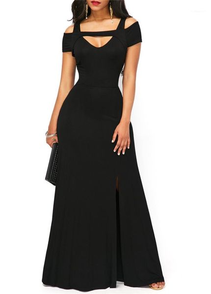 party skirt womens backless fashion female apparel off the shoulder summer v neck split dresses slim fit, Black;gray
party skirt womens backless fashion female apparel off the shoulder summer v neck split dresses slim fit, Black;gray