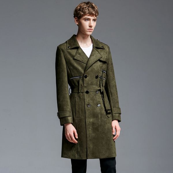 plus size men long suede trench coat autumn spring double breasted casual green army classic business trench 6xl, Tan;black
plus size men long suede trench coat autumn spring double breasted casual green army classic business trench 6xl, Tan;black