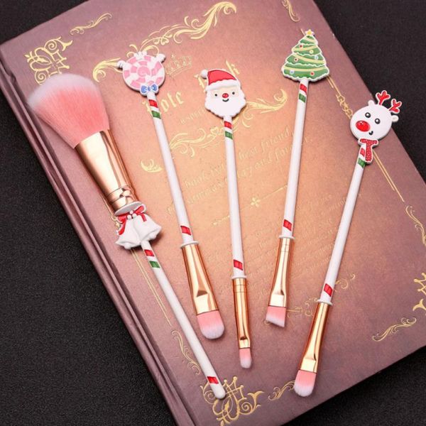 makeup brushes est 5pcs christmas set foundation blending power eyeshadow eyebrow eyeliner brush cosmetic tool kit
makeup brushes est 5pcs christmas set foundation blending power eyeshadow eyebrow eyeliner brush cosmetic tool kit