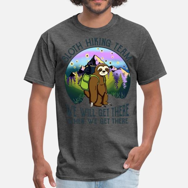 sloth hiking team we will get there when we get th t shirt men customize cotton s-3xl basic solid crazy new style summer style slim shirt
sloth hiking team we will get there when we get th t shirt men customize cotton s-3xl basic solid crazy new style summer style slim shirt