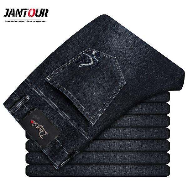jantour spring men's casual thin summer denim pants male classic jeans fashion cowboys young man big size 29-35-40, Blue
jantour spring men's casual thin summer denim pants male classic jeans fashion cowboys young man big size 29-35-40, Blue