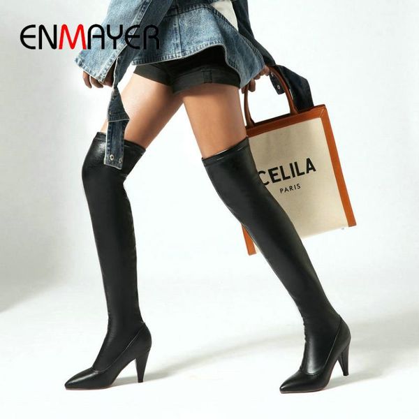 enmayer 2020 basic слип-on over-the-колено женщины обувь sexy luxury обувь женщины конструкторы шпильках остроконечные toe бедренной кости в, Black
enmayer 2020 basic слип-on over-the-колено женщины обувь sexy luxury обувь женщины конструкторы шпильках остроконечные toe бедренной кости в, Black