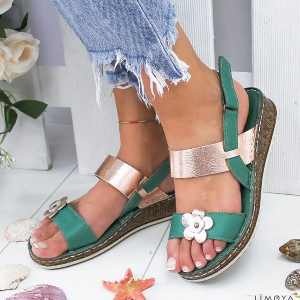 oeak women's sandals summer ladies shoes girls with flowers sandals soft beach wedge shoes sandalias mujer 2020 buty damskie, Black
oeak women's sandals summer ladies shoes girls with flowers sandals soft beach wedge shoes sandalias mujer 2020 buty damskie, Black