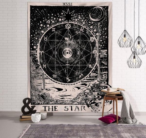 vintage european tarot cards astrology tapestry wall hanging black and white hippie boho home decor wall cloth tapestries
vintage european tarot cards astrology tapestry wall hanging black and white hippie boho home decor wall cloth tapestries