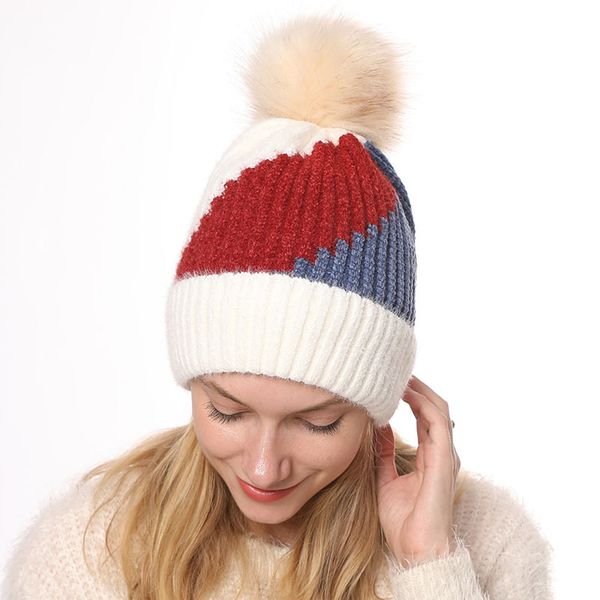 winter ladies new 3 color stitching woman's hats velvet warm beanie knitting chenille soft wool skullies cap c012, Blue;gray
winter ladies new 3 color stitching woman's hats velvet warm beanie knitting chenille soft wool skullies cap c012, Blue;gray