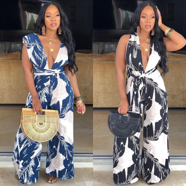 ld8293 european and american fashion casual loose women's jumpsuit printing v-neck jumpsuit 2020, Black;white
ld8293 european and american fashion casual loose women's jumpsuit printing v-neck jumpsuit 2020, Black;white