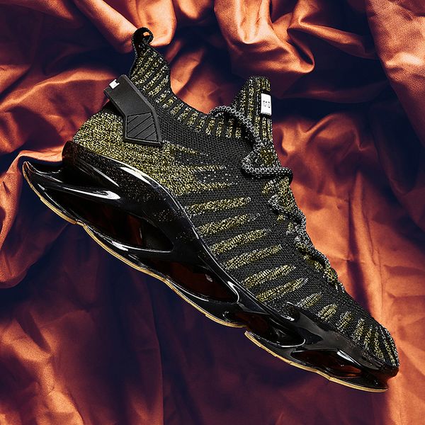 new design blade sole sport shoes breathable mesh running shoes for men damping cushioning athletic jogging sneakers zapatillas
new design blade sole sport shoes breathable mesh running shoes for men damping cushioning athletic jogging sneakers zapatillas