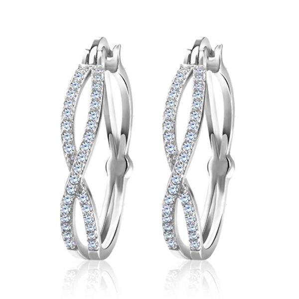 huitan stylish twist cross shape women hoop earrings 3 colors available brilliant cz fashion jewelry female earrings selling, Golden;silver
huitan stylish twist cross shape women hoop earrings 3 colors available brilliant cz fashion jewelry female earrings selling, Golden;silver