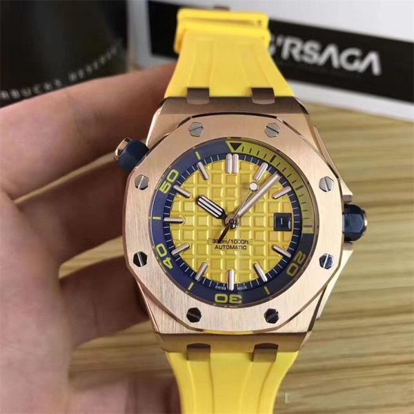 wholesale new watch special glide smooth men black dial rubber band gold stainless steel automatic mechanical 15710st men mens watch watches, Slivery;brown
wholesale new watch special glide smooth men black dial rubber band gold stainless steel automatic mechanical 15710st men mens watch watches, Slivery;brown