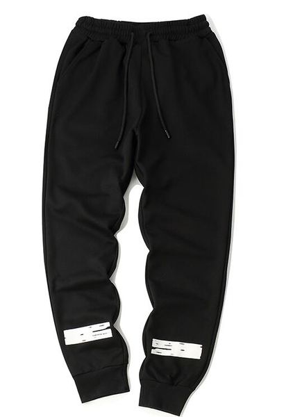 men's brand designer off sports pants simple pure solid color printing trousers splicing casual pants sports beam hip hop 214, Black
men's brand designer off sports pants simple pure solid color printing trousers splicing casual pants sports beam hip hop 214, Black